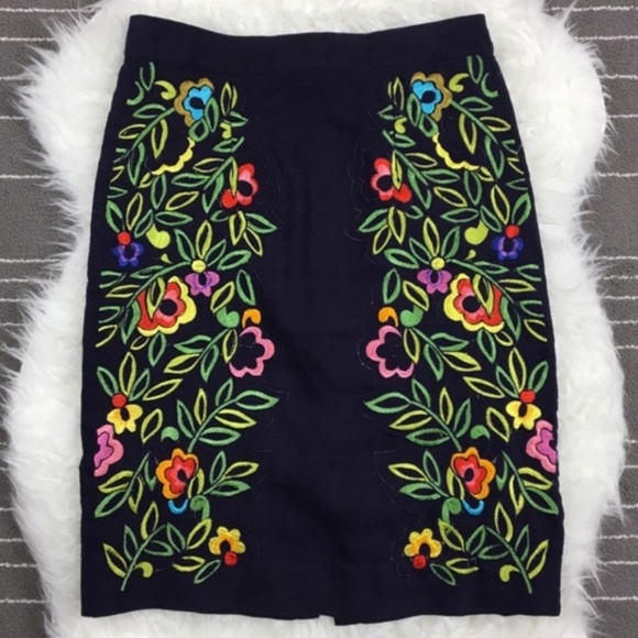 Anthropologie Dresses & Skirts - Anthro Moulinette Soeurs Clematis Linen Skirt 4